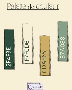 palette de couleur peintre